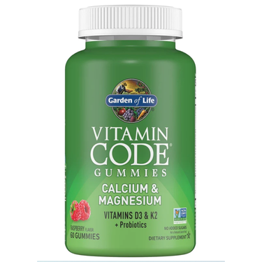 Calcium & Magnesium Raspberry - Garden of Life